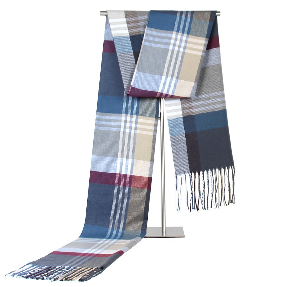 4d6a3793429ed5c85f1a4a2f7423cb0f.jpeg Men's autumn and winter cashmere scarf 013 - Image 1